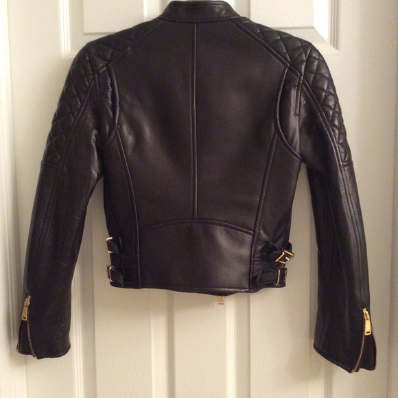 NWOT Dsquared2 woman’s leather biker jacket - Picture 3 of 3